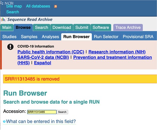 Image for Recovery of deleted deep sequencing data sheds more light on the early Wuhan SARS-CoV-2 epidemic