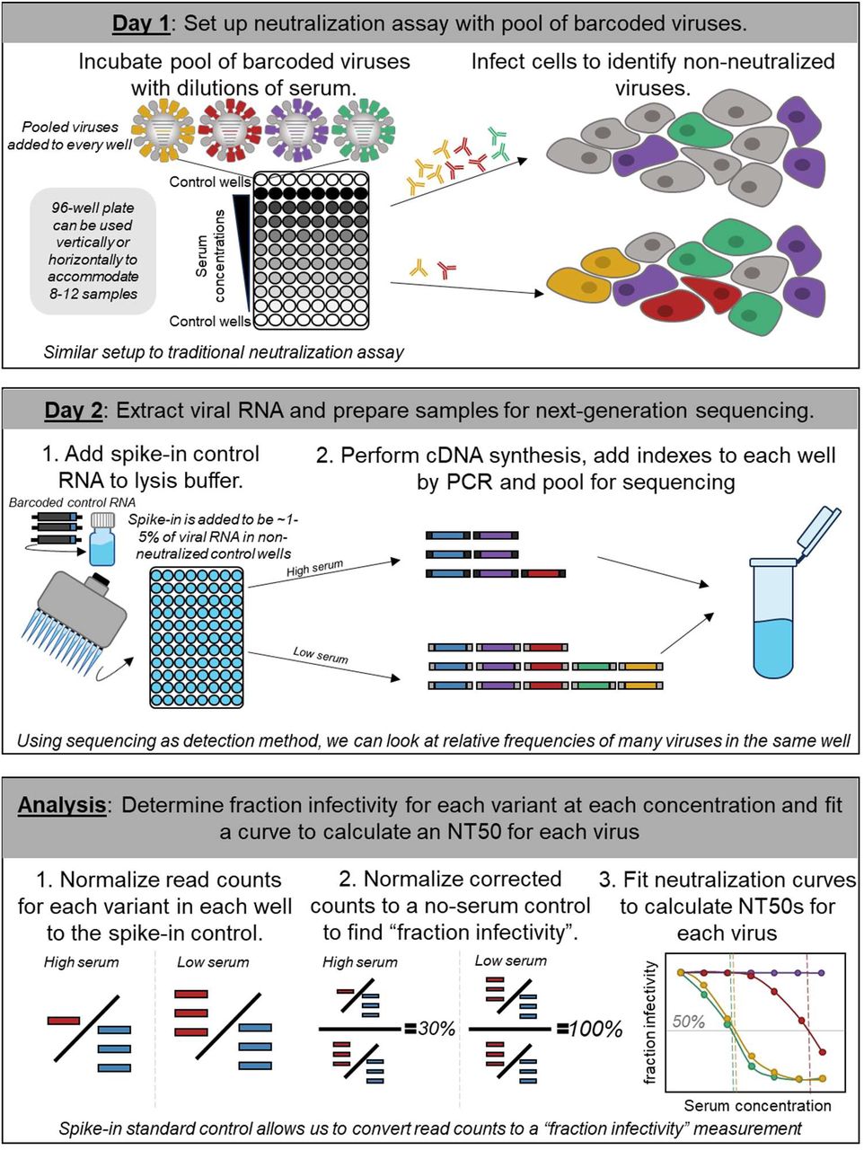 Image for High-throughput sequencing-based neutralization assay reveals how repeated vaccinations impact titers to recent human H1N1 influenza strains